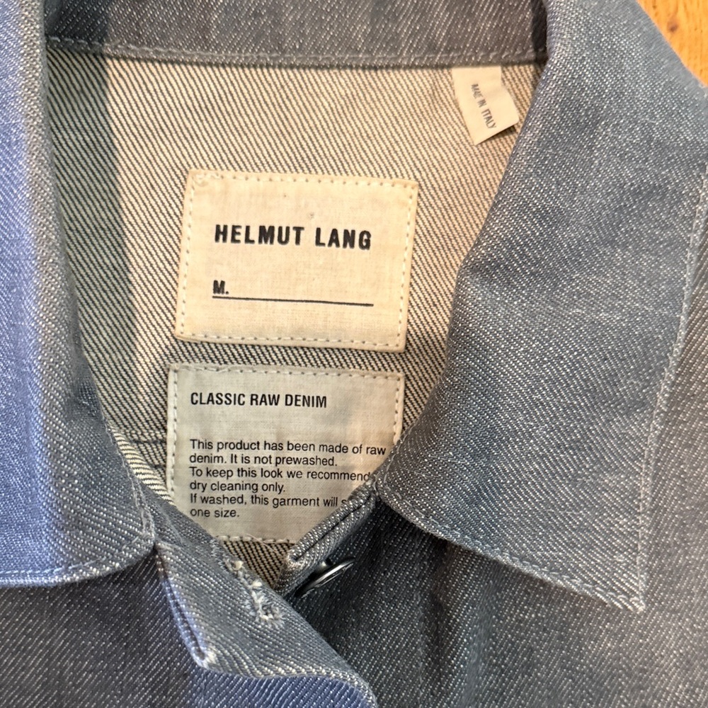 Helmut Lang Vintage 1999 Classic Grey Denim Jacket - Picture 2 of 7